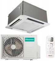 Кассетный кондиционер Hisense AUC-48HR4SKA/AUW-48H6SE1