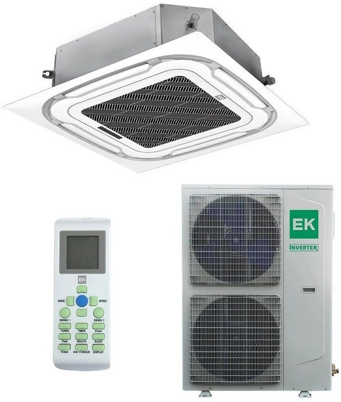 Кассетный кондиционер Euroklimat EKCX-140HNN4/EKOX-140HNN4