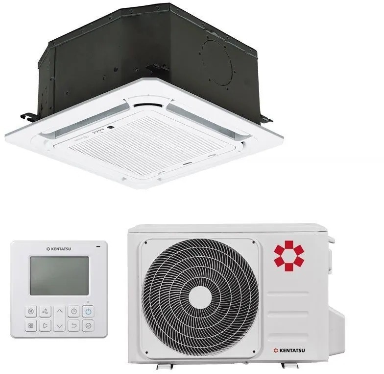 Кассетный кондиционер Kentatsu KSZTA53HFAN1R/KSUTA53HFAN1L с зимним комплектом (-40)